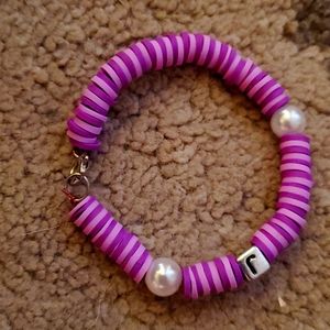 Purrple wire bracelet